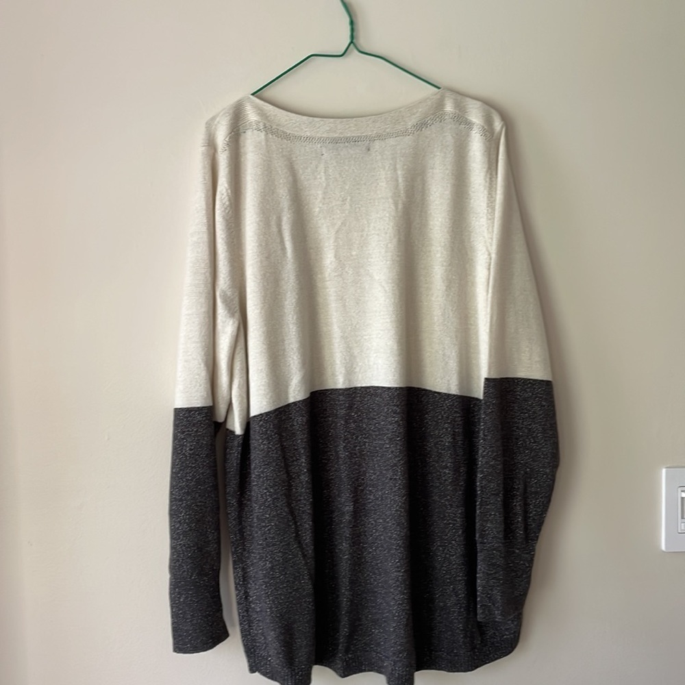 Apt 9 Color Block Sparkly Holiday Sweater Size Xx… - image 6